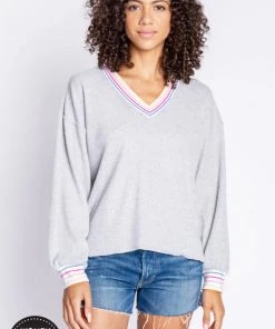 P.J. SALVAGE CUTE BUTTON LONG SLEEVE TOP NEW ARRIVALS 11 P.J. SALVAGE CUTE BUTTON LONG SLEEVE TOP NEW ARRIVALS