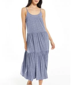 NEW ARRIVALS Z SUPPLY LAINA TRIBLEND MAXI DRESS