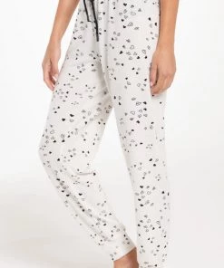 NEW ARRIVALS Z SUPPLY LOVE NOTES HEART JOGGER