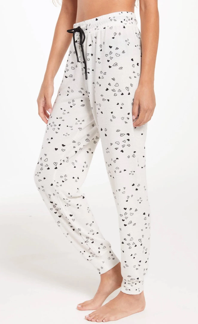 NEW ARRIVALS Z SUPPLY LOVE NOTES HEART JOGGER 4 NEW ARRIVALS Z SUPPLY LOVE NOTES HEART JOGGER