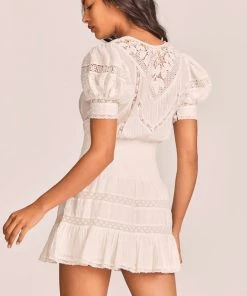 LOVE SHACK FANCY NEW ARRIVALS LOVESHACKFANCY JAISLYN MINI DRESS
