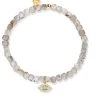JEWELRY TAI LABRADORITE BRACELET W/OPAL EVIL EYE