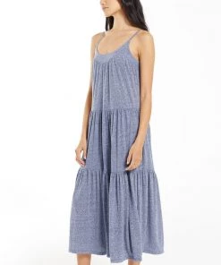 NEW ARRIVALS Z SUPPLY LAINA TRIBLEND MAXI DRESS