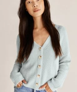 NEW ARRIVALS Z SUPPLY MORGAN CARDIGAN SKYLIGHT