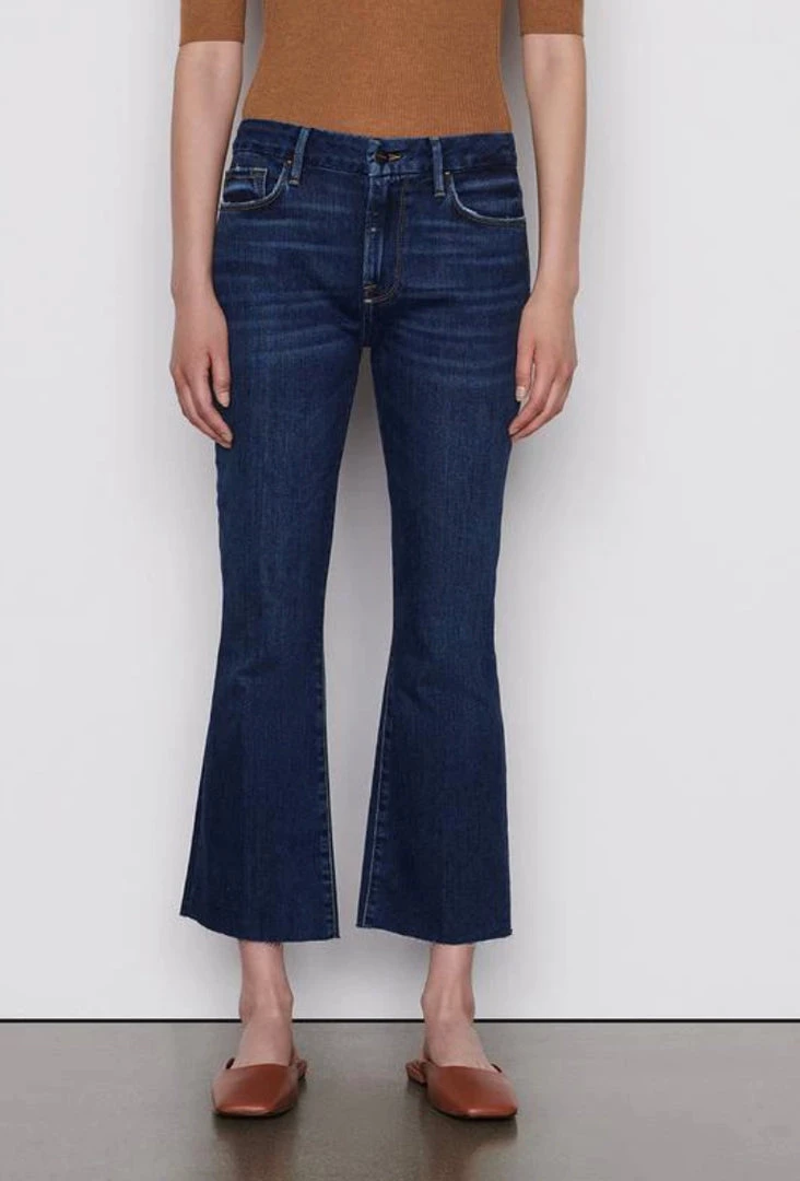 FRAME LE CROP MINI BOOT RAW AFTER ROSALIE 4 FRAME LE CROP MINI BOOT RAW AFTER ROSALIE