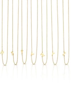 LUCKY FEATHER CELEBRATE YOU INITIAL NECKLACE & GIFT ENVELOPE