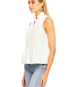 AMANDA UPRICHARD SLEEVELESS SAFFRON TOP 7 AMANDA UPRICHARD SLEEVELESS SAFFRON TOP