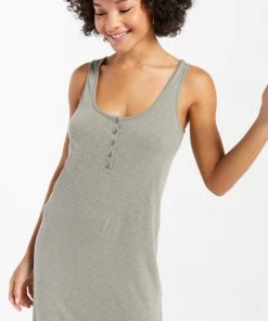 Z SUPPLY MILEY SLUB MIDI DRESS NEW ARRIVALS