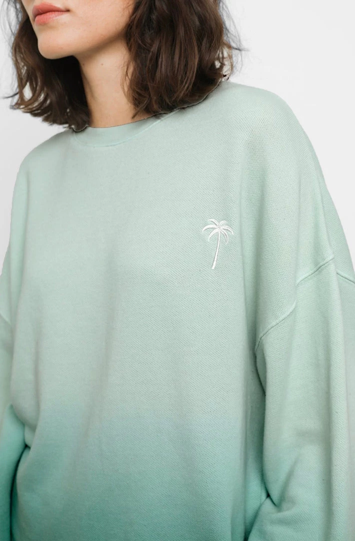 SWEATERS & KNITS RAILS REEVES AQUA DIP DYE SWEATSHIRT 4 SWEATERS & KNITS RAILS REEVES AQUA DIP DYE SWEATSHIRT