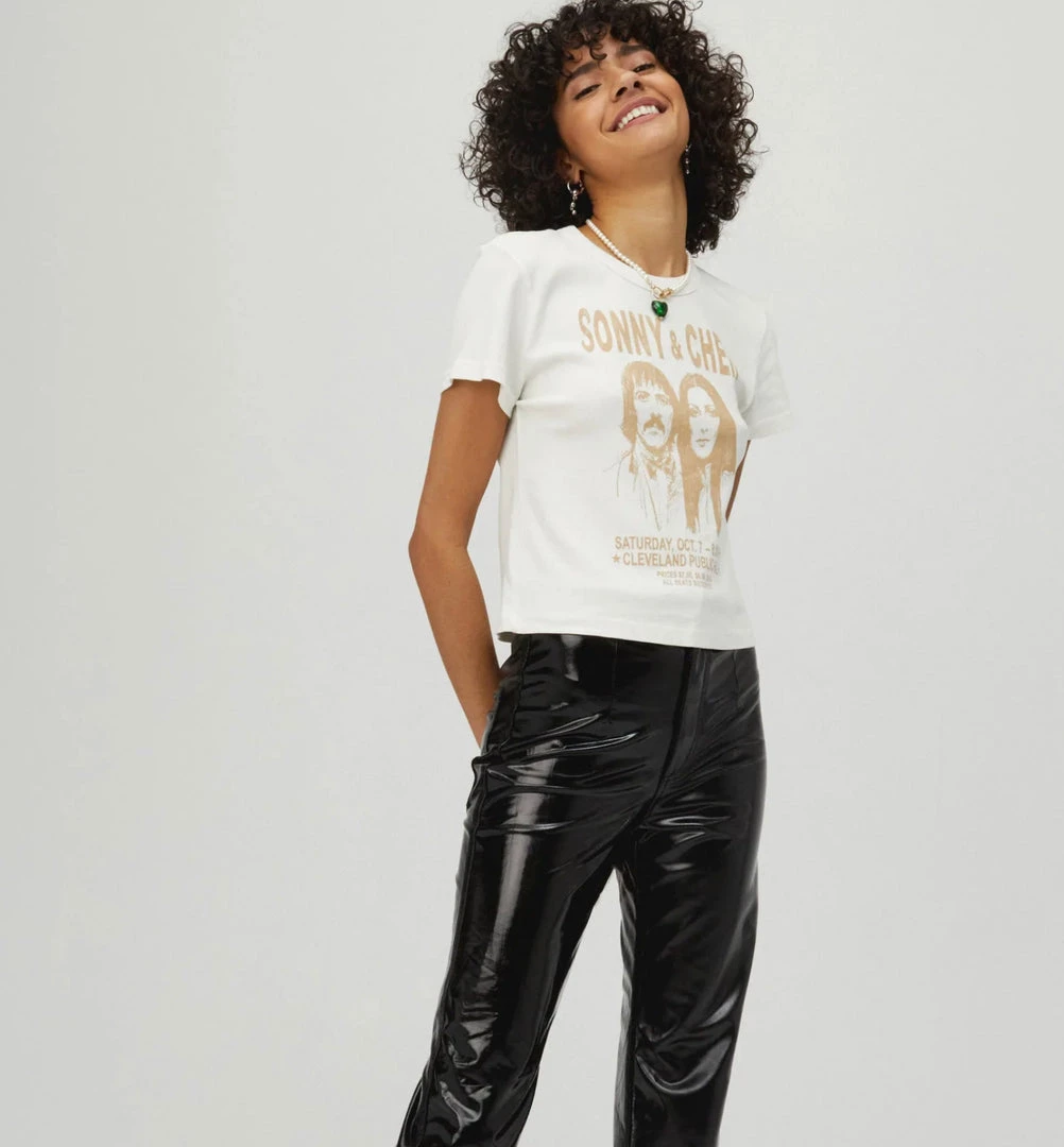 DAYDREAMER LA SONNY & CHER POSTER SHRUNKEN TEE NEW ARRIVALS 5 DAYDREAMER LA SONNY & CHER POSTER SHRUNKEN TEE NEW ARRIVALS