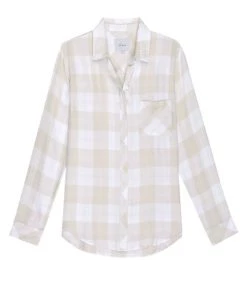 RAILS ALMOND WHITE HUNTER BLOUSE NEW ARRIVALS