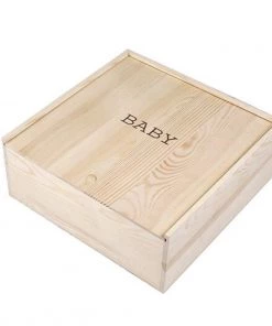 STEPHAN BABY WOOD BABY KEEPSAKE BOX GIFTS