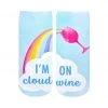 LIVING ROYAL I'M ON A CLOUD WINE ANKLE SOCK 55653