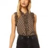NEW ARRIVALS MISA EVORA TOP MEDALLION PRINT