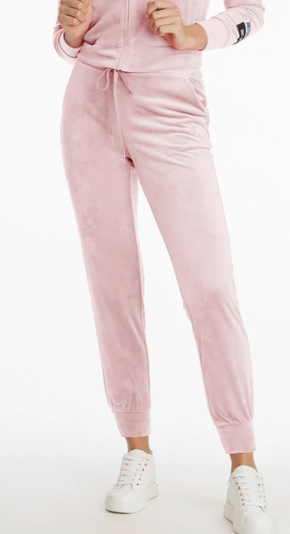 JUICY COUTURE VELOUR JOGGER CHARMING PINK 3 JUICY COUTURE VELOUR JOGGER CHARMING PINK