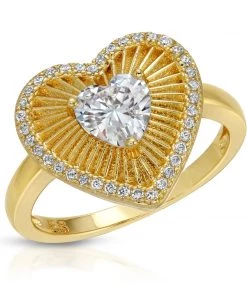 JEWELRY ELIZABETH STONE LOVESTRUCK RING CZ