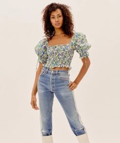 FOR LOVE AND LEMONS TOPS FOR LOVE & LEMONS BRIDGET CROP TOP