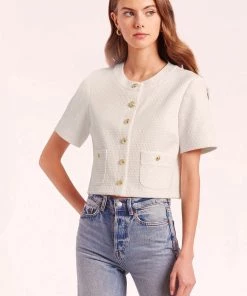 NEW ARRIVALS AMANDA UPRICHARD BRASWELL TOP