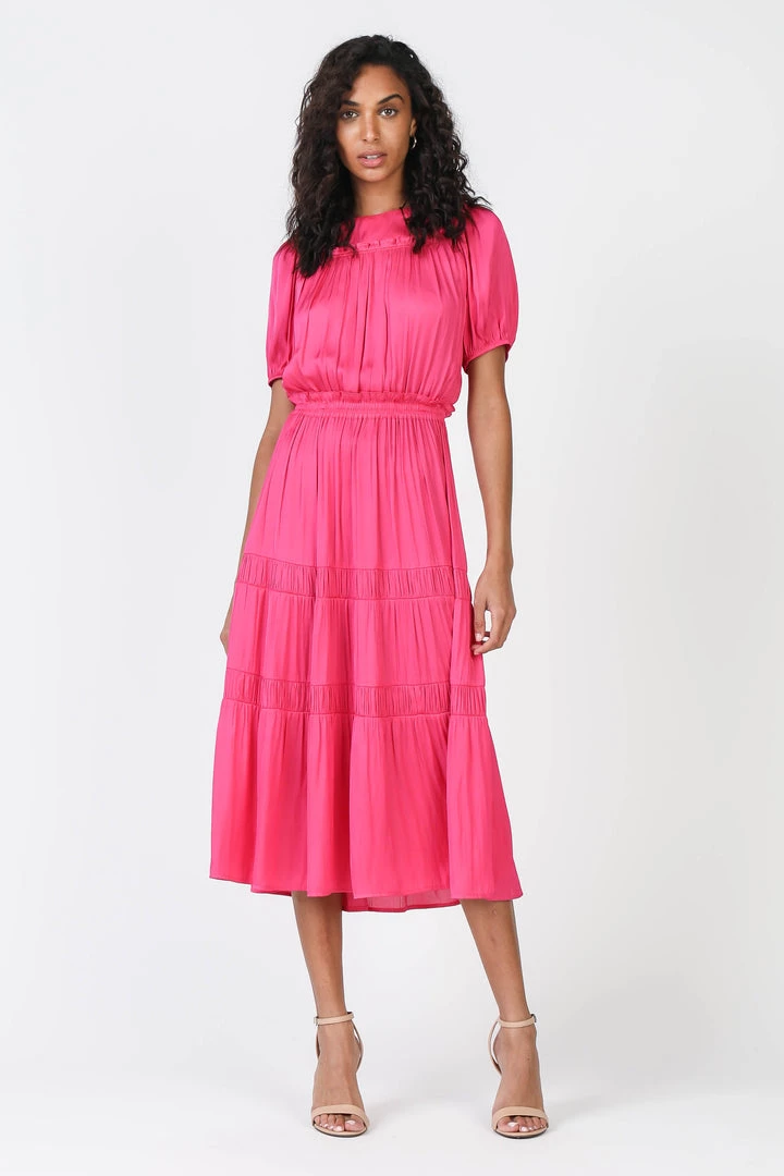 CURRENT AIR S/S ROUND NECK MIDI DRESS NEW ARRIVALS 3 CURRENT AIR S/S ROUND NECK MIDI DRESS NEW ARRIVALS