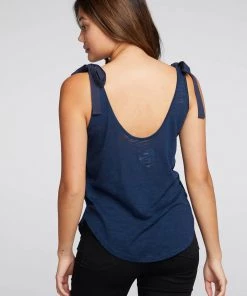 CHASER DOUBLE SCOOP TANK WITH TAPE BOWS