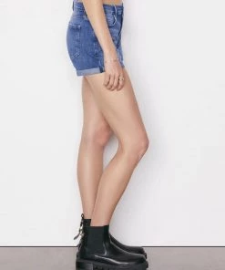 FRAME LE CUTOFF CUFFED SHORT AGECROFT