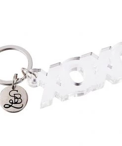 SANTA BARBARA ACRYLIC WORD KEYCHAIN