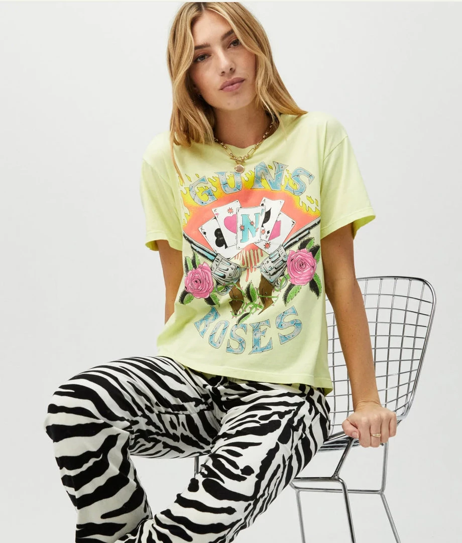 DAYDREAMER GUNS N ROSES CARDS BOYFRIEND TEE NEW ARRIVALS 3 DAYDREAMER GUNS N ROSES CARDS BOYFRIEND TEE NEW ARRIVALS