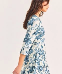 LOVE SHACK FANCY LOVESHACKFANCY LIENZO MINI DRESS