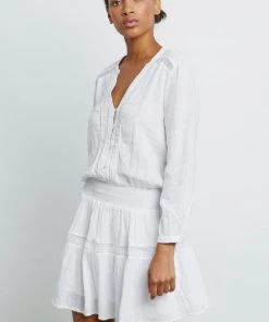 NEW ARRIVALS RAILS JASMINE DRESS WHITE LACE