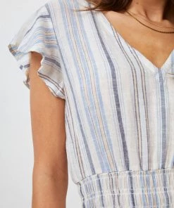 NEW ARRIVALS RAILS TARA DRESS MONTAUK STRIPE