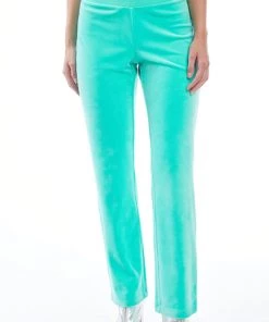 NEW ARRIVALS JUICY COUTURE OG BLING VELOUR TRACK PANT BERMUDA SKY 9 NEW ARRIVALS JUICY COUTURE OG BLING VELOUR TRACK PANT BERMUDA SKY