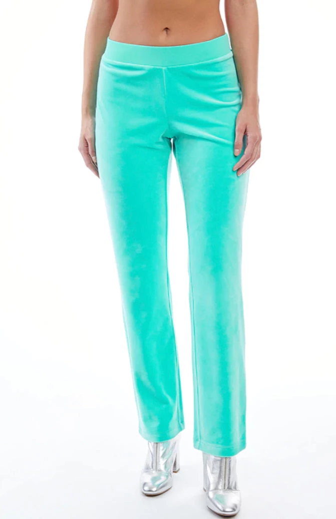NEW ARRIVALS JUICY COUTURE OG BLING VELOUR TRACK PANT BERMUDA SKY 5 NEW ARRIVALS JUICY COUTURE OG BLING VELOUR TRACK PANT BERMUDA SKY