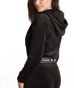 NEW ARRIVALS JUICY COUTURE SIGNATURE CROPPED PULLOVER