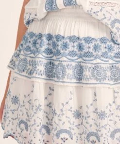 LOVESHACKFANCY CHARMAINE MINI SKIRT NEW ARRIVALS