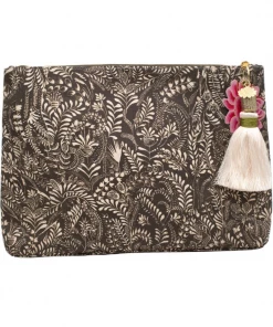 PAPAYA! LIVING WOMAN LARGE TASSLE POUCH