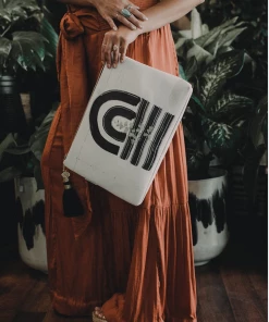 PAPAYA! INK ARCHES LARGE TASSLE POUCH NEW ARRIVALS