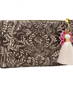 PAPAYA! LIVING WOMAN SMALL TASSLE POUCH NEW ARRIVALS