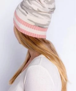 P.J. SALVAGE COZY CAMO BEANIE