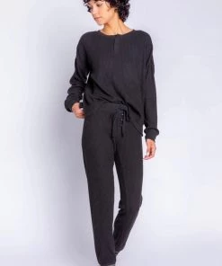 TOPS P.J. Salvage Thermal Jammie Henley Top