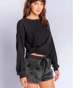P.J. Salvage Cozy Star Shorts