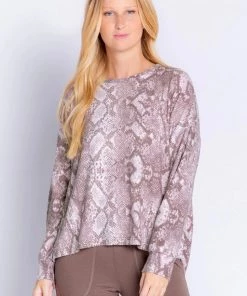 P.J. Salvage Snake Bite Long Sleeve Top TOPS