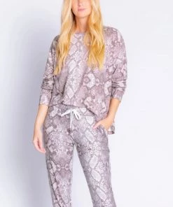 P.J. Salvage Snake Bite Long Sleeve Top TOPS