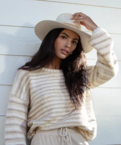 Z SUPPLY NEW ARRIVALS Z SUPPLLY PIPER OMBRE STRIPE SWEATER