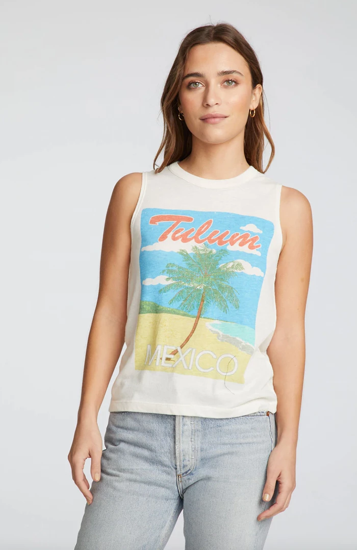 CHASER TULUM MUSCLE TANK NEW ARRIVALS 4 CHASER TULUM MUSCLE TANK NEW ARRIVALS