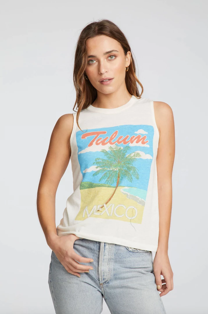 CHASER TULUM MUSCLE TANK NEW ARRIVALS 3 CHASER TULUM MUSCLE TANK NEW ARRIVALS