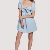LOST + WANDER BLUE LAGOON BABYDOLL DRESS