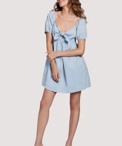 LOST + WANDER BLUE LAGOON BABYDOLL DRESS