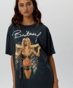 NEW ARRIVALS DAYDREAMER LA BRITNEY SPEARS SLAVE 4 U MERCH TEE