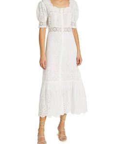 LOVESHACKFANCY HELENA DRESS NEW ARRIVALS